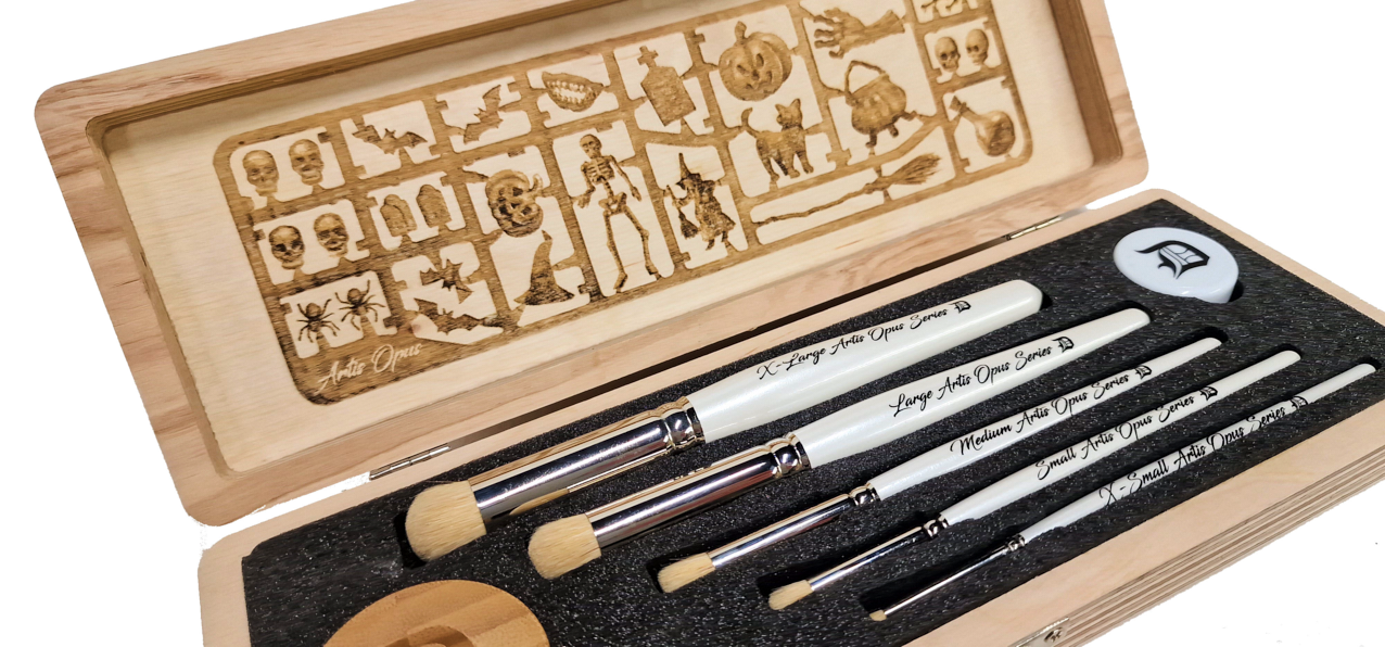 Halloween 2023 - Series D - Drybrush Set (DELUXE 5-Brush)