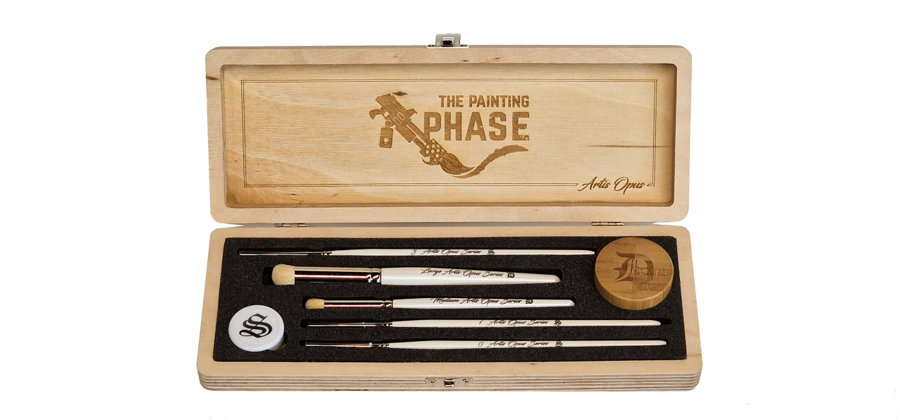The Painting Phase - Mixed Brush Set (5-Brush DELUXE)
