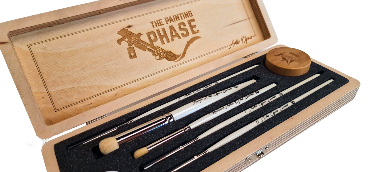 The Painting Phase - Mixed Brush Set (5-Brush DELUXE)
