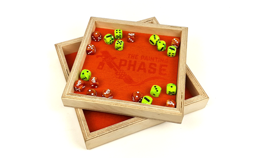The Painting Phase Dice Tray + Peg Dice!