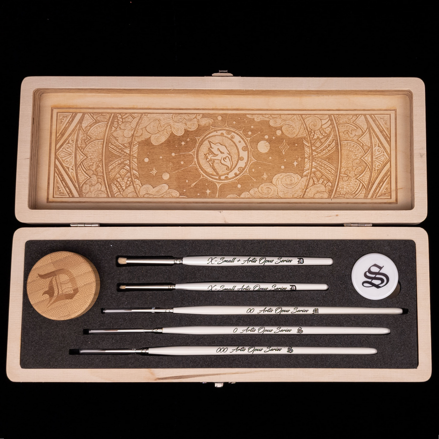 Betchen Gretchin 5 Brush Detailing Set + Texture Palette