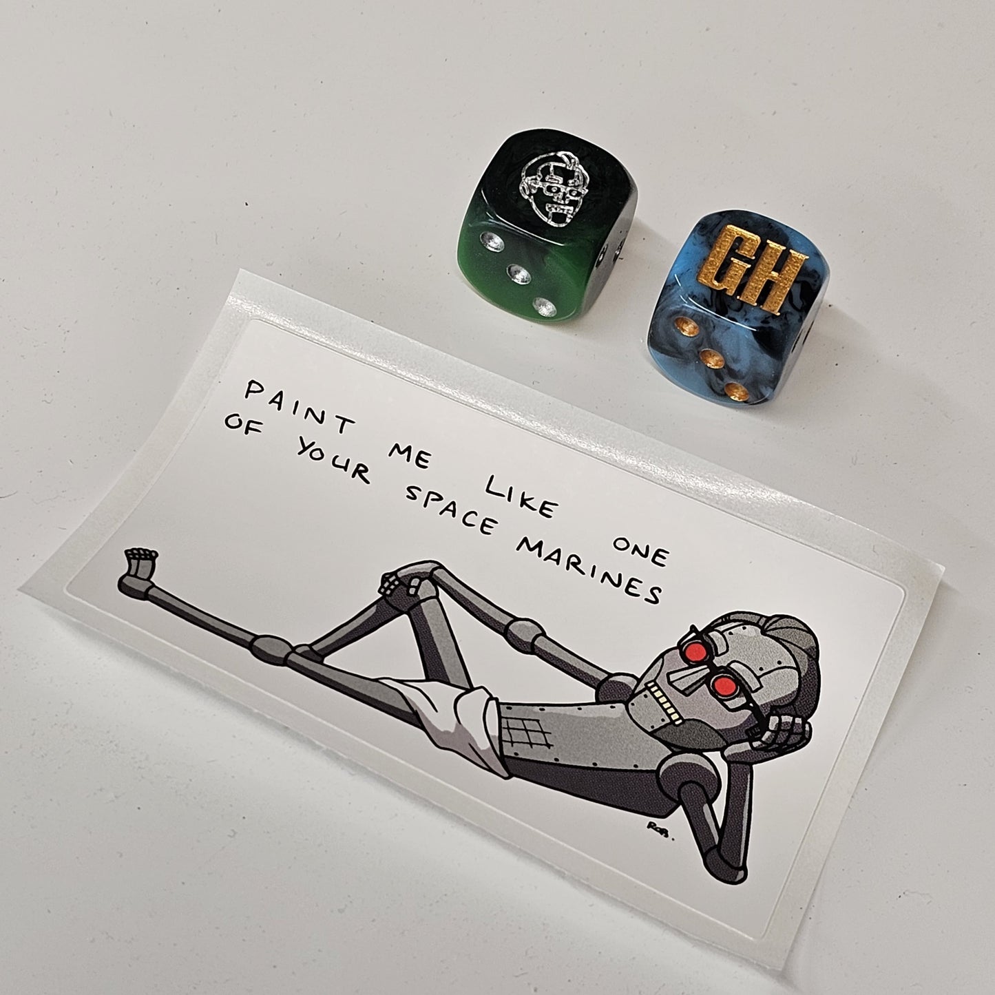 Goonhammer Series D-PLUS 5-Brush Set (Inc. GH Dice & Sticker!)