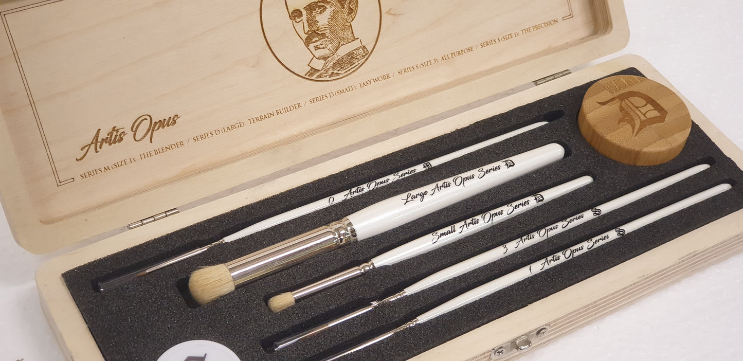 Artis Opus Paintbrushes M Series - Deluxe 5-Brush Set New 