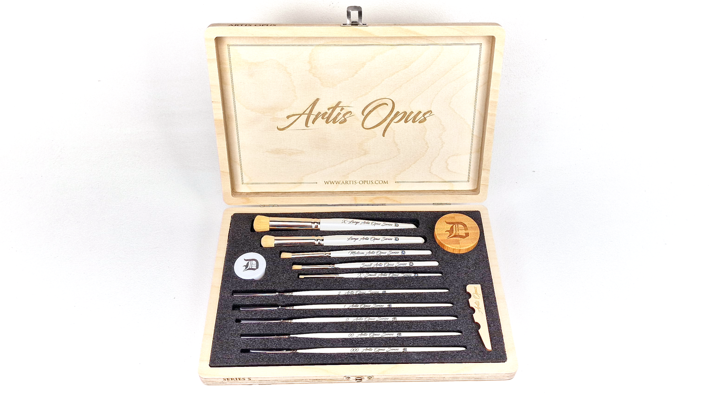 Artis Opus - Series D and M Complete 10 Brush Set New